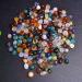 Natural Crystal Rough 50g/200g Natural Colorful Granular Agate Crystal Stone Degaussing Home Decor Garden Flowerpot Decoration Fish Tank Decor 1pack(50g) Light Grey - Buy Online on GoSupps.com