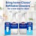 Clorox Bathroom Foamer Cleaner - Refillable Fresh Scent 1.13 Fl Oz - Household Essentials for a Sparkling Clean Home - Buy Online on GoSupps.com