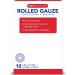 10 Pack: All Health Rolled Gauze Pads 3 X 2.5 Yds - White, for Wound Cleaning & Covering - Buy Online on GoSupps.com