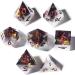 Mini Planet Handmade Sharp Edged DND Dice Set for TTRPG D&D - Polyhedral Dice Critical Role Goblin Glitter RPG Resin Hoard Dark Knight - Buy Online on GoSupps.com