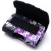 Painted Design Holster for Tandem t Slim X2 Insulin Pump - Horizontal Black Catharanthus - Buy Online on GoSupps.com