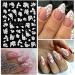 VOTACOS 5D Flower Nail Art Stickers | Self-Adhesive 3D Decor for Wedding & DIY Nail Designs | 6 Sheets of Embossed Nail Decals for Women - Buy Online on GoSupps.com