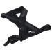 Trixie Premium touring harness size S: chest circumference 35 65 cm/20 mm in black - sporty dog harness with pleasant fleece padding continuously adjustable for small dogs 203701 black S: 35 65 cm/20 mm