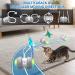 Titipet Interactive Robotic Cat Toy - Auto Rechargeable Feather/Bird/Mouse Toy for Indoor Cats/Kittens - 360 Degree Self Rotating Ball - Buy Online on GoSupps.com