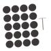 Healvian 4 Sets Nail Polishing Sheets Professional Nail Files Sandpaper Pad Disks Specialty Tools Nail Bits Sandpaper Disk Electric File for Nails Nail Tool Manicure Stainless Steel