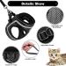 PUPTECK Breathable Escape Proof Cat Harness and Leash Set - Reflective Adjustable Soft Mesh Vest for Outdoor Walking - Size M (Chest 14-16 in) - Black - Buy Online on GoSupps.com