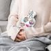 Hot Water Bottle with Lid - Owl Pattern Rubber Hot Water Bag for Pain Relief Cramps & Foot Warmer | Hot & Cold Therapy - Buy Online on GoSupps.com