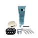Premium Omnishaver Kit - The Fastest Way to Shave Head Legs Arms Body | an Alternative to Disposable Shaving Razors Self Cleans & Strops During Use with Shave Butter & Replacement Cartridge White