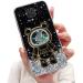 Tivenfezk Nadoli for Xiaomi Redmi Note 9 Pro Treisand B r Astronaut Hidden Stand Shell caricature glitter astronaut stand soft silicone bling cell phone case transparent protective cover xiaomi redmi note 9 pro black
