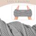 Hoowa Women's Winter Headband - Fleece Knit Ear Warmer 2pcs Elastic Hair Bands in Beige & Gray - Buy Online on GoSupps.com