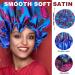 Janmercy African Satin Bonnet 4 Pcs Set - Adjustable Buckle, Double Layer Sleep Cap for Women - Extra Large Reversible Night Hair Bonnets (Retro Style) - Buy Online on GoSupps.com