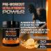 Healthy Fusion Pre-Workout with Beta Alanine L-Arginine AAKG Creatine Caffeine and Taurine | Increases Muscle Development | Stimulates and Improves Endurance | Orange Taste | 300g - Buy Online on GoSupps.com