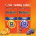 Delsym 12 Hour Cough Relief Liquid - Day/Night Orange Flavor Medicine with Dextromethorphan - Suppresses Cough Reflex - 3 oz - Buy Online on GoSupps.com