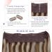 Vivien Real Hair Wire Extensions - Light Brown with Blonde Highlights | 35cm 50g #P8/60 | Premium 3-in-1 Hair Solutions - Buy Online on GoSupps.com