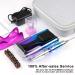 Rechargeable Nail Drill Machine Lavinda Cordless 35,000RPM Skyspace Brushless - Gradient Blue/Purple Metallic | Portable Electrical Nail File for Acrylic Nails with Protective Case - Buy Online on GoSupps.com