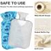 Naanle Watercolor Heat Bottle Ocean Waves Design | 1L Hot Water Bottle for Bed & Therapy | Ideal for Hand & Feet Relief | Convenient Transparent Bag Included - Buy Online on GoSupps.com