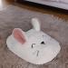 Mijoma Cuddly Foot Warmer - Soft Polyester Animal Design (Rabbit - White) | Durable Easy Care Perfect for Cold Days - 35 x 28 cm | International Shipping Available - Buy Online on GoSupps.com