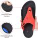 AEROTHOTIC Women's Trench Arch Support Sandals - Red (Size 9) | Adjustable Strap - Buy Online on GoSupps.com