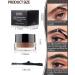 Eyebrow Pomade Waterproof Brow Gel Cream with brush High-pigmented 24 Hour Wear Smudge Proof and Sweat Resistant Formula Super Creamy Brow Pomade Filling & Shaping Tinted Eyebrows - Medium Brown - Buy Online on GoSupps.com