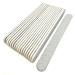 18 PCS Professional Nail File 180 Grit Double Sided Emery Board Straight Zebra Nail File Set Ideal for Acrylic & Natural Nail Art 180 Grit Straight Zebra 18