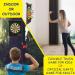 CX L SUM Magnetic Dart Board Set | Indoor Outdoor Kids Dart Game | 12pcs Magnetic Darts | Safe Toy Gift | Double Sided Rollup Board - Buy Online on GoSupps.com