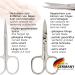 Three Swords 8 pcs Manicure Set 'Roma' | High-Quality Ostrich Leather Imitation Nail Case | Complete Nail Care Tools - Scissors Clippers Tweezers Glass & Sapphire Files - Buy Online on GoSupps.com