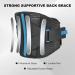Back Brace for Lower Back Pain - Lumbar Support with Adjustable Straps for Lifting Herniated Disc Sciatica & Scoliosis | Fits L/XL (29.5-37.5) - Gray - Buy Online on GoSupps.com