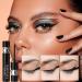 Black Liquid Eyeliner | Black Eyeliner Pencils Pigmented Liquid Eyeliner Waterproof Long-Lasting Quick Drying Eyeliner Pen Create Natural Bold Eye Makeup Easy to Remove Pologmase - Buy Online on GoSupps.com