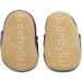 Dotty Fish Soft Leather Baby Shoes - Navy Toddler Shoes for Girls, Multi-Coloured Spotty Dotty Design, Size 2-3 Years (8 UK Child) - Buy Online on GoSupps.com