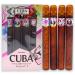 Cuba Cuba Quad I Women 4 Pc Gift Set 1.17oz Cuba Heartbreak EDP Spray 1.17oz Cuba La Vida EDP Spray 1.17oz Cuba Victory EDP Spray 1.17