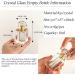 H&D Crystal Perfume Bottles - Decorative Refillable Glass Bottles for Home Decor & Women s Gifts Empty & Elegant - Buy Online on GoSupps.com