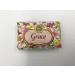 Grace - Gift Soap Bar For Her Birthday Rose Scent Mum Grandmother Cleanser Lather Present Girl