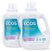 ECOS 2x Hypoallergenic Liquid Laundry Detergent, Lavender, 200 loads, 100oz Bottle by Earth Friendly Products (Pack of 2) Lavender 100 Fl Oz (Pack of 2) 100 Loads
