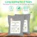 WGCC Activated Bamboo Charcoal Air Purifying Bags 8 Pack - 200g, 4 Hooks - Odor Absorber & Freshener for Home, Car, Closet - Kid/Pet Friendly - Buy Online on GoSupps.com