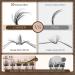 LASHVIEW 3D Wispy Cluster Lashes - Reusable Multilayered Eyelash Extensions (10-16mm) | Fluffy DIY Eyelash Clusters for Stunning Volume - Buy Online on GoSupps.com