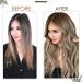Real Hair Balayage Extensions - 50cm Brown Blonde Ombre | Runatur Treats - Buy Online on GoSupps.com