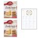 Cake Mix Bundle which Contains Betty Crocker Zesty Lemon Cake Mix 425g - Pack of 2 with Grocery List Card