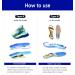 Air Arch Walking Insoles for Women - Blue Orthopedic Support Inserts (Size 6-8 US) - Comfortable Relief for Men & Women - Buy Online on GoSupps.com