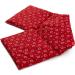 Buy 4-Chamber Grape Seed Pillow 20x60cm - Hearts Red | Healing Heat & Cold Therapy Pillow - Eco-Friendly Grain Pillow - Buy Online on GoSupps.com