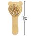 Petit Collage Wooden Baby Hairbrush - FSC-Certified Beech Wood, Soft Bristles, Cute Bear Design - Buy Online on GoSupps.com