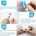 BRMDT Finger Splints - Adjustable Aluminum Thumb Splint for Broken/Injured Fingers - Pain Relief for Mallet/Trigger Fingers & Arthritis - 3 Sizes - Buy Online on GoSupps.com