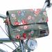 Tourbn waterproof canvas bicycle bags bike bag handlebar bag floral pattern green 25 * 18 * 6cm (T-TB193CA-FL) Green#1