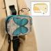 Pfrewn 7-Day Pill Organizer Case - Vintage Blue Butterfly Travel Pouch for Vitamins & Supplements - Portable Weekly Medicine Holder - Buy Online on GoSupps.com