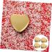 EXCEART 4pcs Boxes Heart Shaped Box Cookie Containers for Giving Food Containers Biscuit Holder 12.5X11.5X4.5CM Golden - Buy Online on GoSupps.com