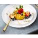 Plasticpro Disposable Heavy Duty Gold Plastic Forks - Pack of 40 Forks | Fancy Silverware for Catering, Events, Parties, and Weddings - Buy Online on GoSupps.com