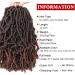 Xtrend 6 Packs 12 Inch Pre-Looped Nu Faux Locs Crochet Braids Hair Extensions for Short Distressed Butterfly Locs Ombre Synthetic Braiding Hair Wavy Gpysy Soft Locs Crochet Hair 18strands/pack 1B/30# 12 Inch (Pack of 6) T30# - Buy Online on GoSupps.com