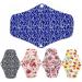 ROSENICE Reusable Bamboo Charcoal Cloth Menstrual Pads 5pcs - Washable & Breathable - 25x18cm - Random Color - Buy Online on GoSupps.com