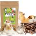 SunGrow Apple Sticks 200g (7 oz) Wood Chew Sticks for Rabbits Chinchillas Bunny Hamster Squirrel Guinea Pigs 6" Small Animals Molar Pet Chew Toys Treat Sticks for Teeth Grinding 40 Per Pack - Buy Online on GoSupps.com