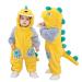 Doladola Baby Romper Animal Dalmatians Onesies Toddler's Romper Jumpsuit Newborn Baby Outfit 3-6 Months Yellow Dino