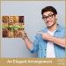Premium Nuts Gift Basket in Wooden Tray | 12 Assortments | Holiday & Birthday Gourmet Bouquet | Healthy Kosher Snack Box | Men & Women Care Package - Buy Online on GoSupps.com